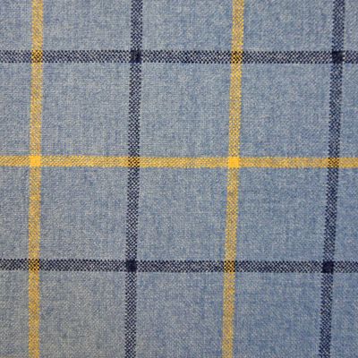 Luxury Dog Bed Tartan Fabric Covers in blue