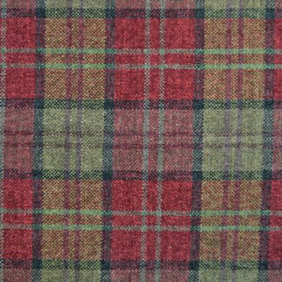 Luxury Dog Bed Tartan Fabric Covers in red